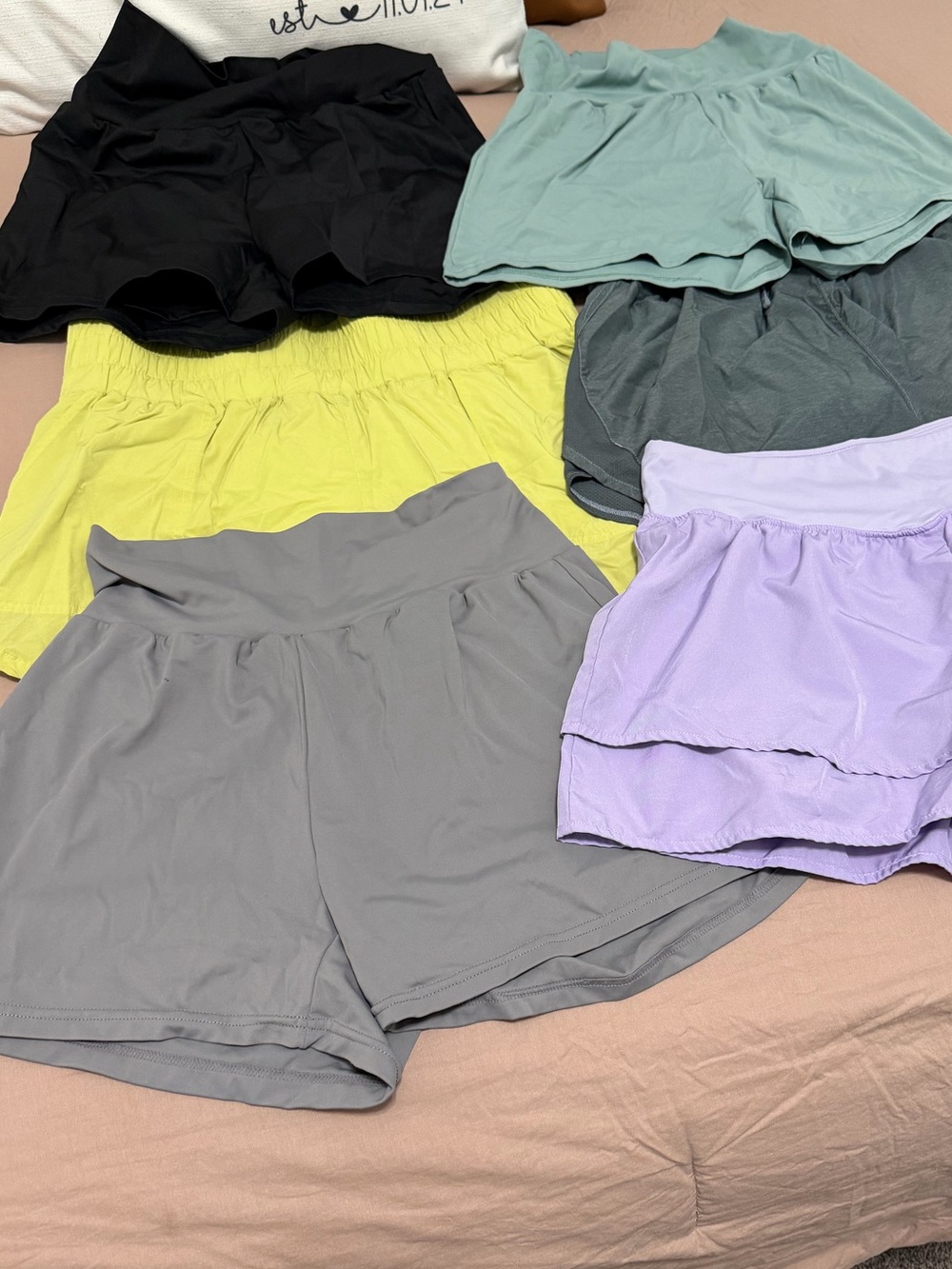 Women’s Active Shorts Pack - Multi-Color Lightweight Performance Shorts